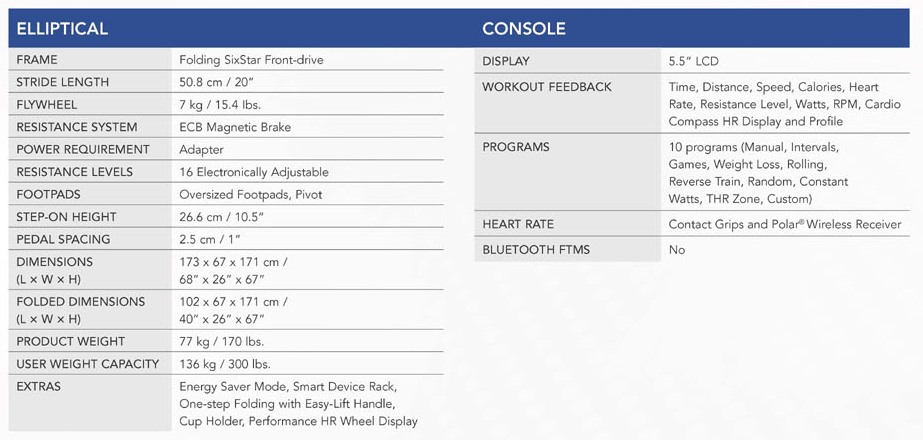 Horizon Andes 3.1 Elliptical Cross Trainer