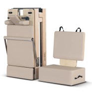 Pilates Reformer Contour Folding Wooden Machine Set (Beige) Lifespan - Image 7