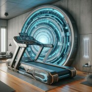 Futuristic treadmill
