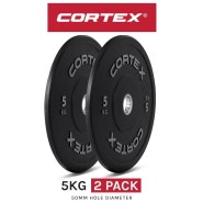 CORTEX 5kg Black Series V2 Bumper Plate (Pair)