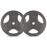 CORTEX 5kg Tri-Grip 25mm Standard Plates (Set of 4)