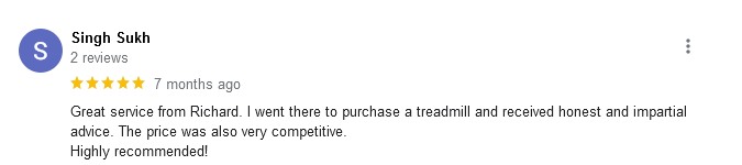 Singh review of Mr Treadmill