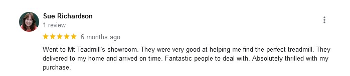 Sue review of Mr Treadmill