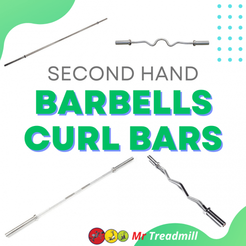 used barbells and curl bars