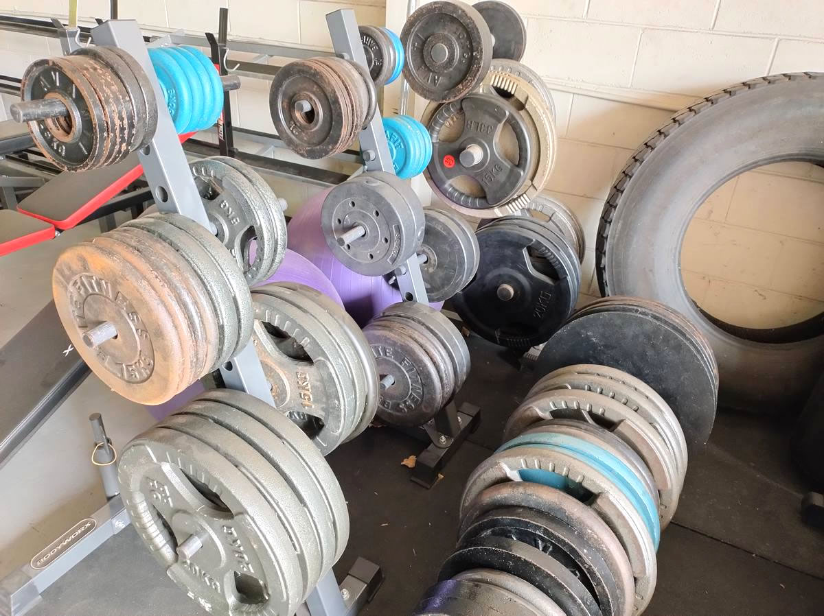 Used Weights, Rubber Dumbbells, Weights Plates and more